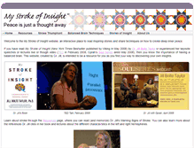 Tablet Screenshot of mystrokeofinsight.com